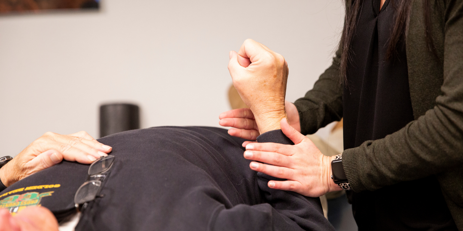 Chronic pain patient arm