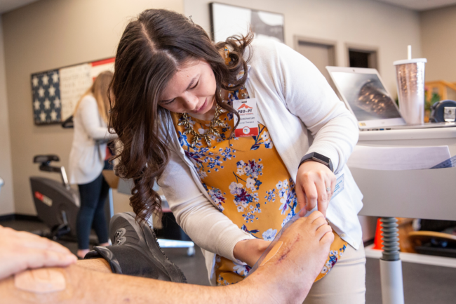 Physical therapy after foot surgery at PRO~PT
