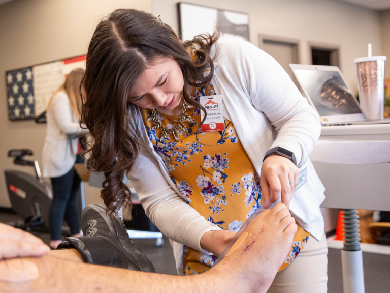 Physical therapy after foot surgery at PRO~PT