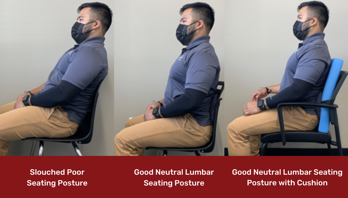 Good vs. Poor Seating Posture
