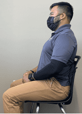 Seated Cervical Retraction Starting Position