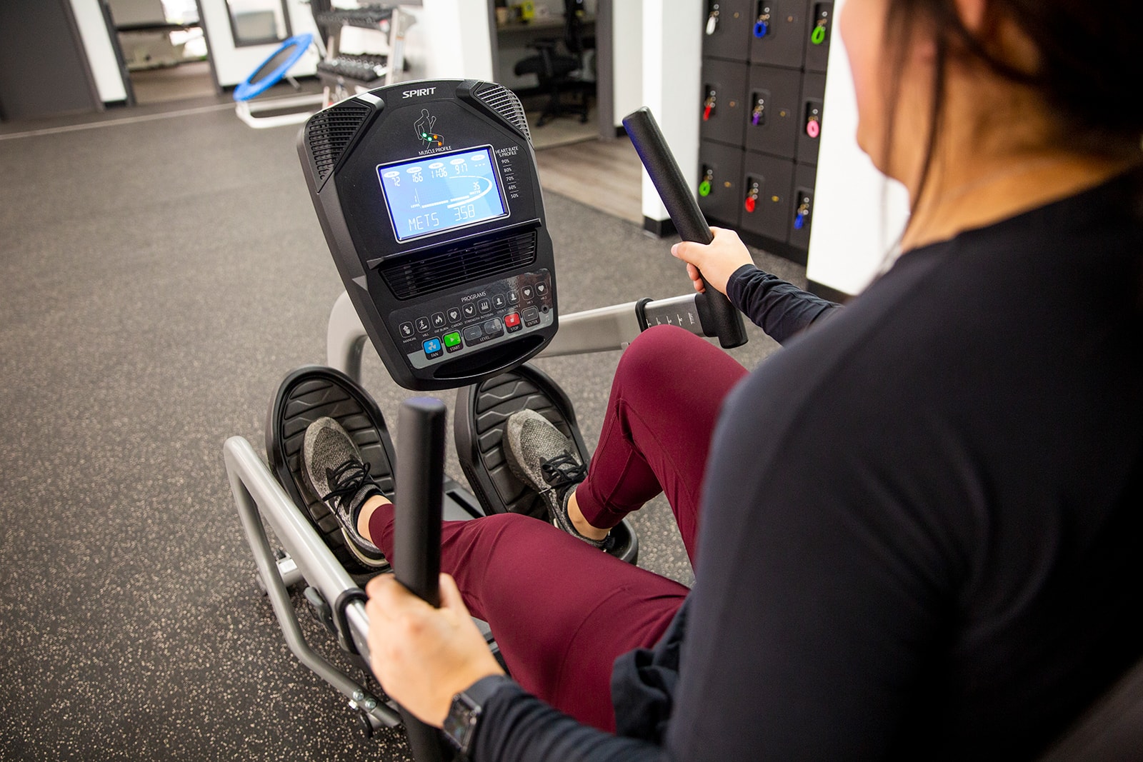 Runner receiving gait analysis during PRO~Running program at PRO~PT